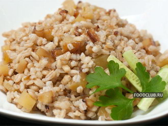 Рецепт стеклянной каши из перловки