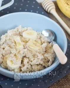 Пшеничная каша с бананом