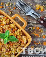 Пшеничная каша с мясом