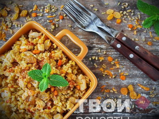 Рецепт пшеничной каши с мясом