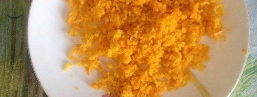 апельсиновая пшенная каша с карамельным бананом. Шаг 3