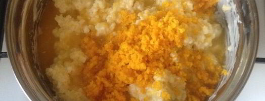 апельсиновая пшенная каша с карамельным бананом. Шаг 4