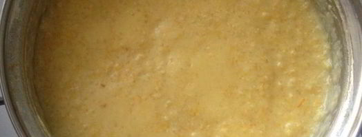 апельсиновая пшенная каша с карамельным бананом. Шаг 5