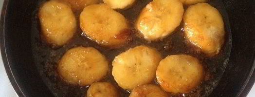 апельсиновая пшенная каша с карамельным бананом. Шаг 6