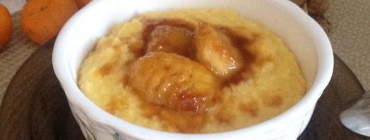 апельсиновая пшенная каша с карамельным бананом. Шаг 7