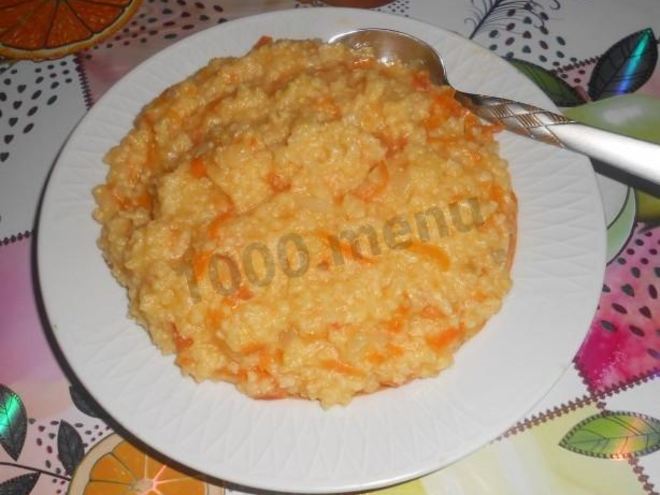 Рецепт каши пшенной по-новому на гарнир