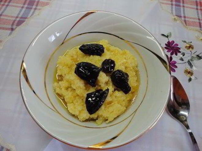 Рецепт каши пшенной с черносливом
