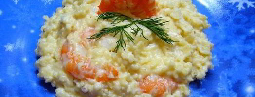 каша пшенная с креветками. Шаг 6