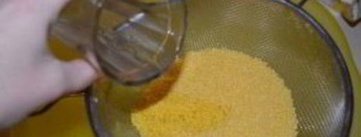 молочная пшенная каша с тыквой. Шаг 3