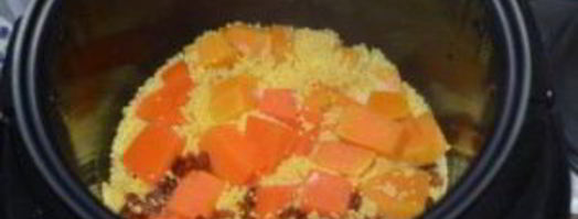 молочная пшенная каша с тыквой. Шаг 4