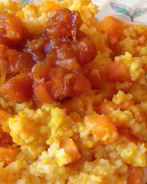 Простая пшенная каша с тыквой