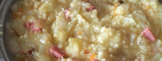 пшеная каша с квашеной капустой. Шаг 5