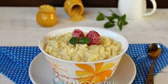 Пшенная каша детям