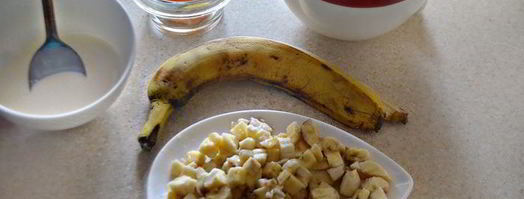 пшенная каша с бананом к завтраку. Шаг 3