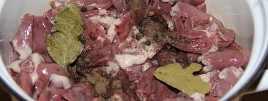 пшенная каша с куриными сердечками. Шаг 3