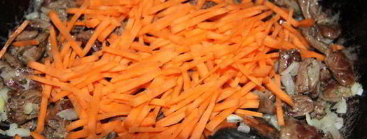 пшенная каша с куриными сердечками. Шаг 7