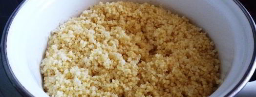 пшенная каша с медом и кедровыми орешками. Шаг 3