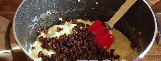 пшенная каша с творогом и изюмом. Шаг 3