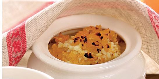 Пшенная каша с тыквой и яйцами