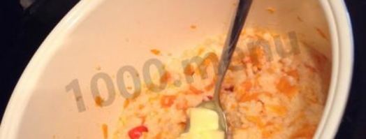 пшенная каша с тыквой, корицей и вишней. Шаг 8