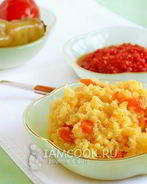 Пшенная каша с тыквой на воде