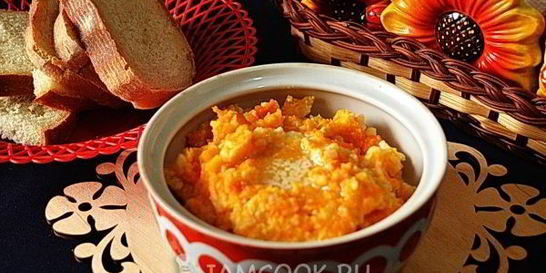 Пшенная каша с тыквой в духовке