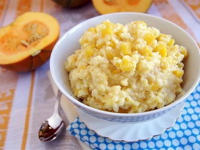 Рецепт пшенной каши с тыквой в горшочках