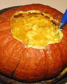 Пшенная каша в тыкве