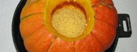 пшенная каша в тыкве. Шаг 4