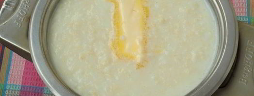 рисово-пшенная каша на молоке. Шаг 5