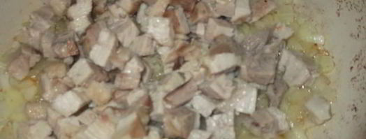 томленая пшенная каша со свининой. Шаг 7