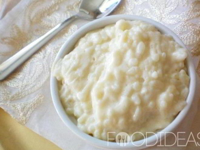 Рецепт молочной рисовой каши в мультиварке