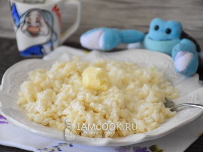 Рецепт молочной рисовой каши