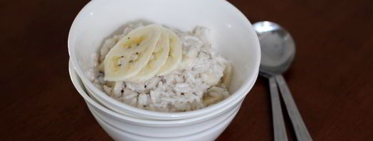 рисовая каша на кокосовом молоке с бананом. Шаг 8