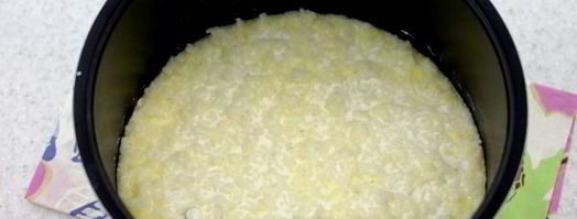 рисовая каша на молоке в мультиварке. Шаг 7