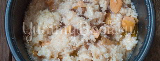 рисовая каша с айвой в мультиварке. Шаг 5