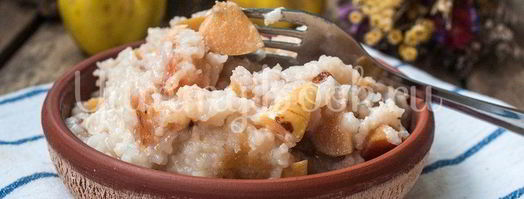 рисовая каша с айвой в мультиварке. Шаг 6