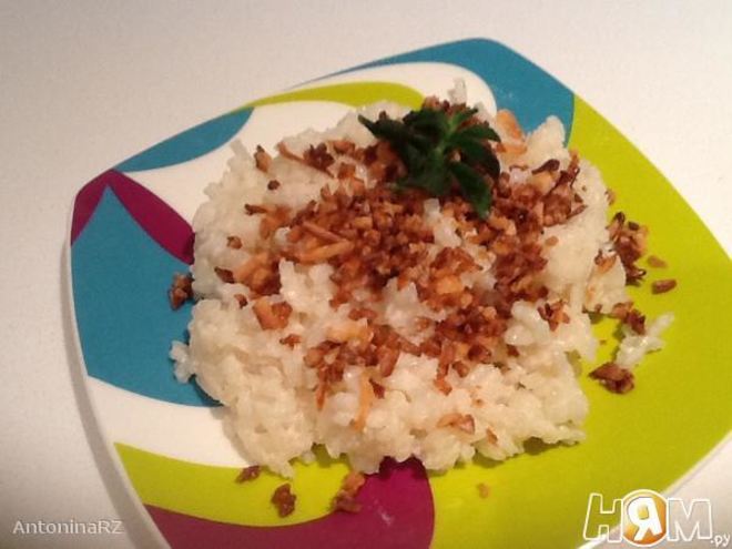 Рецепт рисовой каши с кокосовой стружкой