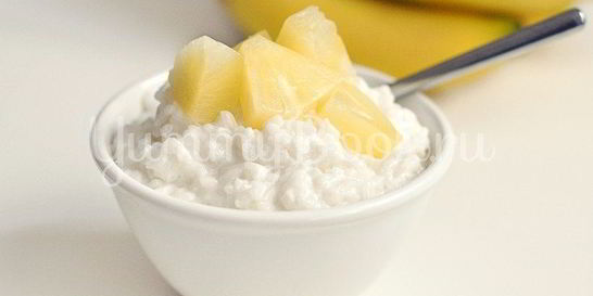 Рисовая каша с кокосовым молоком