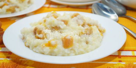Рисовая каша с курагой в мультиварке