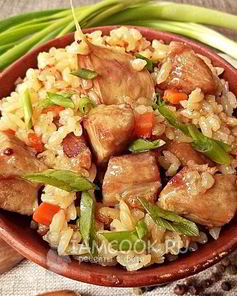 Рисовая каша с мясом