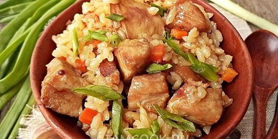 Рисовая каша с мясом