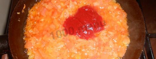 рисовая каша с овощами на гарнир. Шаг 5