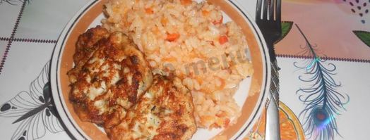 рисовая каша с овощами на гарнир. Шаг 7