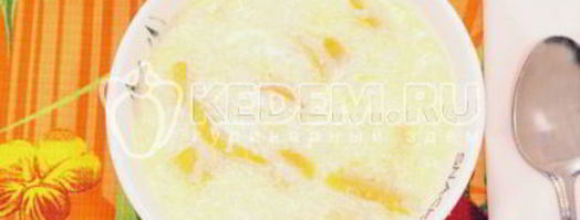 рисовая каша с персиком. Шаг 6