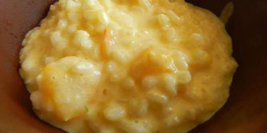 Рисовая каша с тыквой на молоке