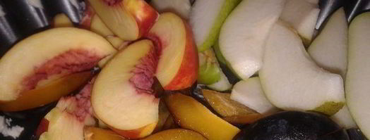 рисовая каша с запеченными фруктами. Шаг 4