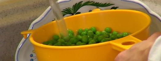 рисовая каша со сморчками и зеленым горошком. Шаг 4