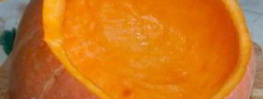 рисовая каша в тыкве в духовке. Шаг 3