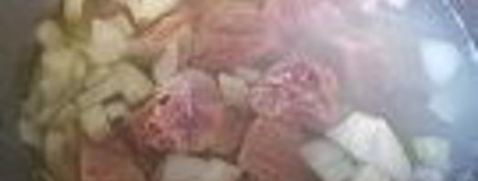 русская полевая рисовая каша с мясом. Шаг 4